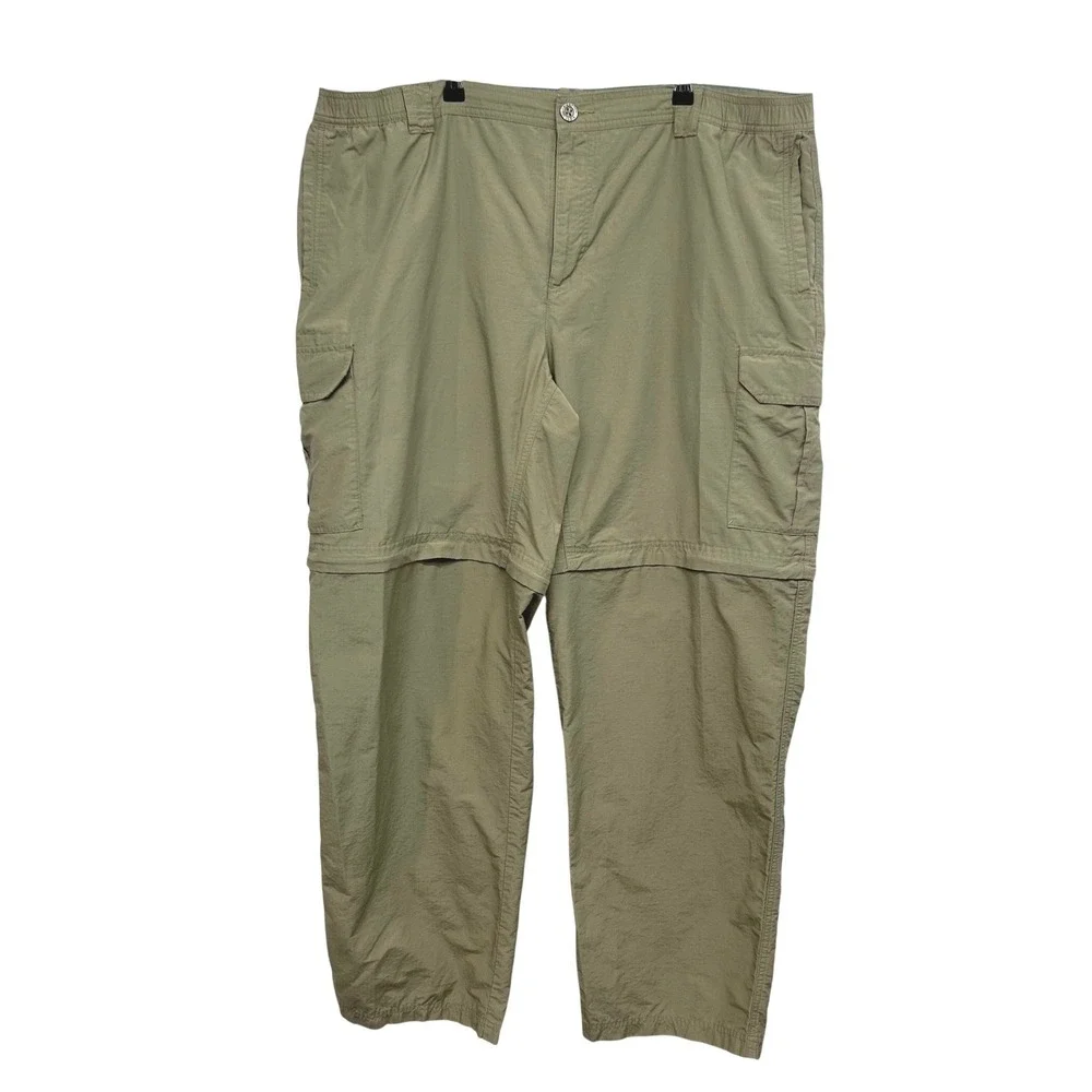 Columbia Convertible Cargo Hiking Pants XXL 32 Zip Off Outdoor Travel Trail Gorp